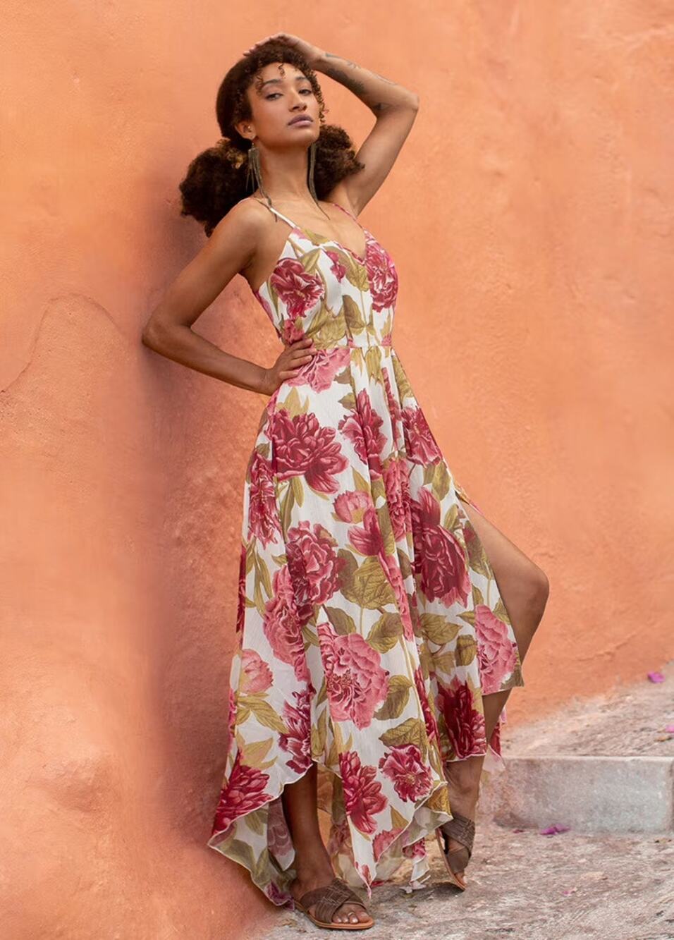 Joyfolie Mia Joy Athena Dress in Bougainvillea Floral Womens Size XXS
